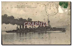 Old Postcard Ernest Renan Cruiser armor