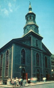 Vintage Postcard Transfiguration Catholic Church Roman Catholic Church New York