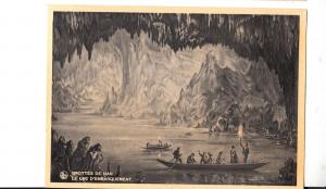 BF17526 le lac d embarquement  grottes de han  belgium  front/back image