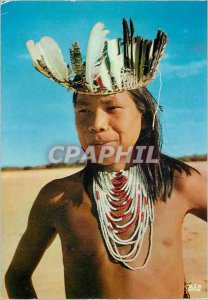 Postcard Modern Brazil Indians Karaja