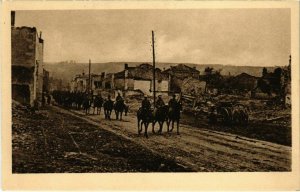CPA Vigneulles-les-Hattonchatel - Rue - Ruines - Soldiers (1036927)