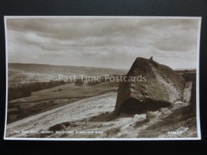 Yorkshire ILKLEY The Calf Rock WHARFE VALLEY - Old RP Postcard by W. Scott K400