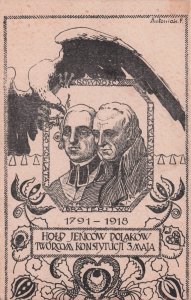 Jencow Polakow Polish Jew Prisoners Of War Military Old Postcard