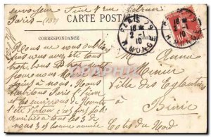 Old Postcard Paris Le Pont d & # 39lena and Trocadero