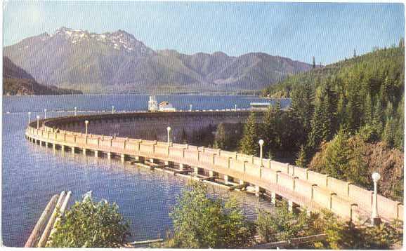 Cushman Dam # 1 Tacoma City Light Washington WN