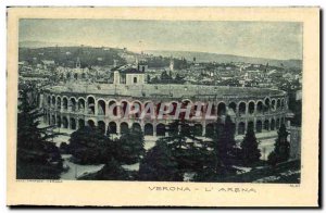 Italia - Italy - Italy - Verona - L & # 39Arena - Old Postcard