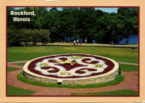 Illinoir Rockford Sinnissippi Gardens Floral Clock