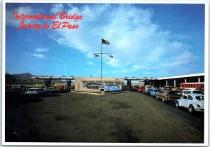 Postcard - International Bridge - El Paso, Texas