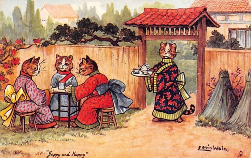 Raphael Tuck & Sons Serie Artist Louis Wain 1904 