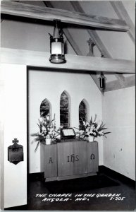 RPPC Real Photo Postcard IN Angola The Chapel in the Garden 1940s S8