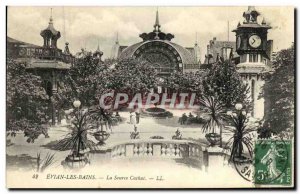 Old Postcard Evian Les Bains Source Cachat