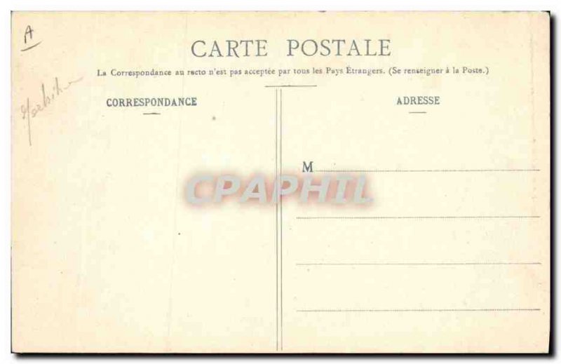 Old Postcard Folklore Young woman Auray