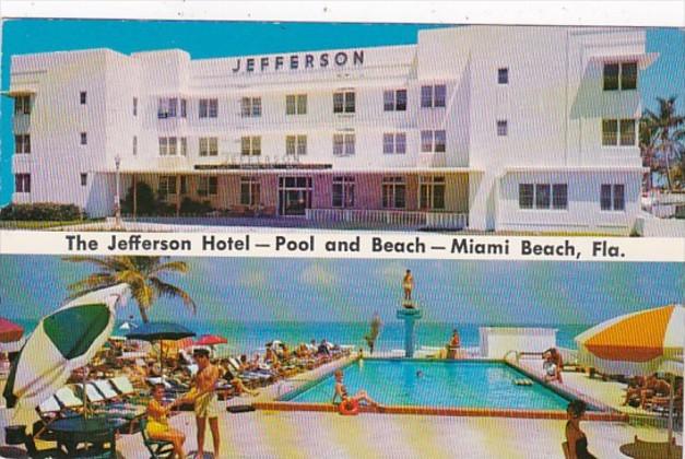 Florida Miami Beach The Jefferson Hotel 1958