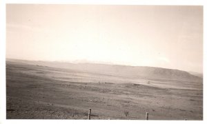 Desert Scene Landscape Mac Arthur Photo Oklahoma City RPPC Real Photo Postcard