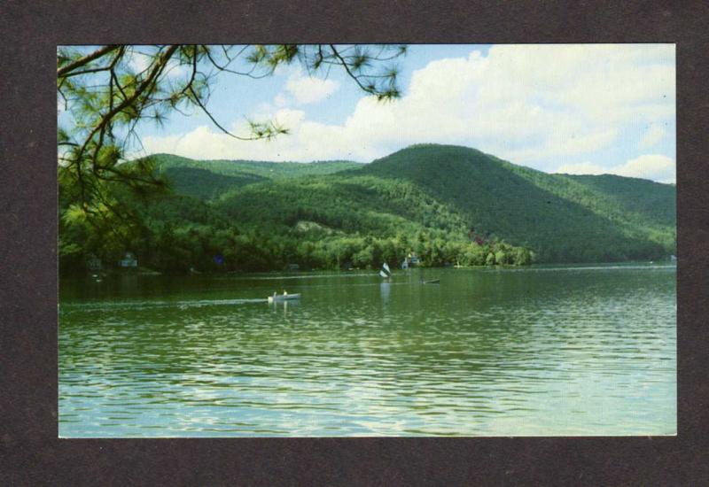 VT Lake Morey Inn Country Club Fairlee Vermont Postcard