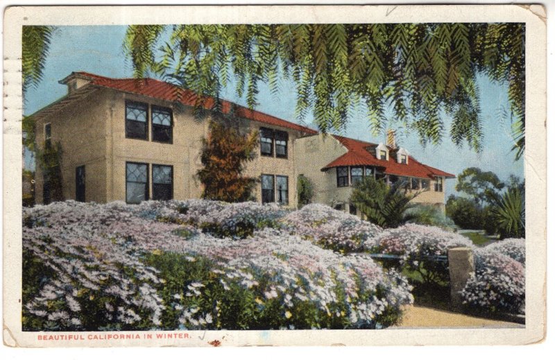 Beautiful California in Winter, Used 1922