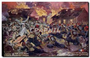 Postcard Old Army Battle of the Marne Turcos has Germigny l & # 39Eveque