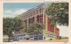 Wisconsin Madison Hotel Loraine Curteich