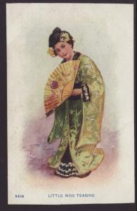 Japanese Woman,Little Miss Teasing Postcard