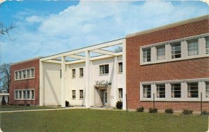 Newark Ohio c1960 Postcard YMCA Community Center Entrance