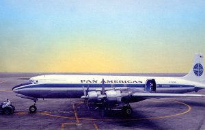 Pan American Airways - DC-7 CP  (aviationcards.com)