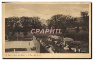 Postcard Old Tennis Evian les Bains The sports park