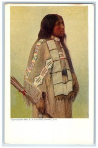 c1905 Native American Omaha Nebraska NE Unposted Antique Postcard