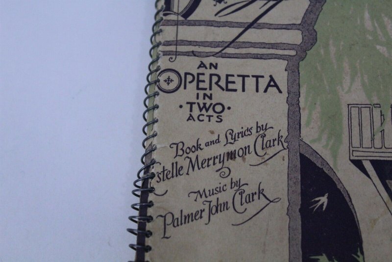 Oh Doctor An Operetta in Two Acts Paperback Book, Lyrics & Music Antique