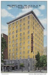 New Ebbitt Hotel, 10th & H Streets N. W., Washington, D.C., 1930-1940s