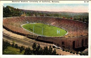 Postcard STADIUM SCENE Berkeley California CA AL2233