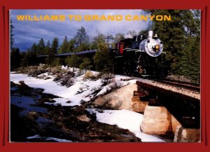 Arizona,  Williams - Steam Train Service To Grand Canyon  - [AZ-416X]