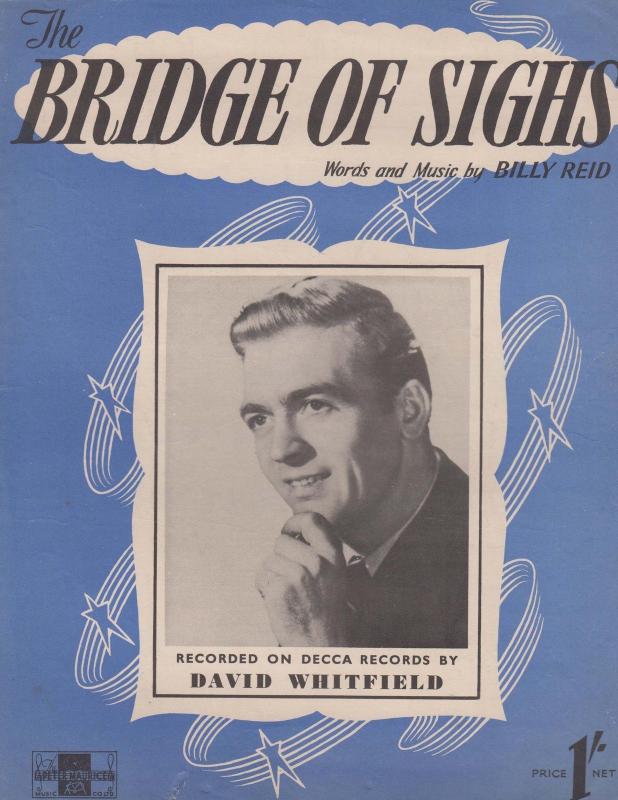 David Whitfield Bridge Of Sighs Sheet Music