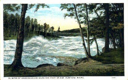 Androscoggin River in Rumford, Maine