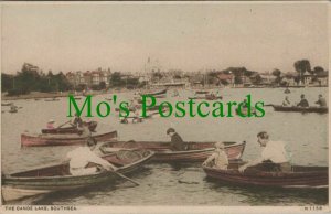 Hampshire Postcard - The Canoe Lake, Southsea, Portsmouth   RS28537