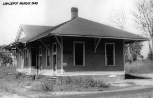 Muir Kentucky 1940 Louisville-Nashville train depot real photo pc Z23747