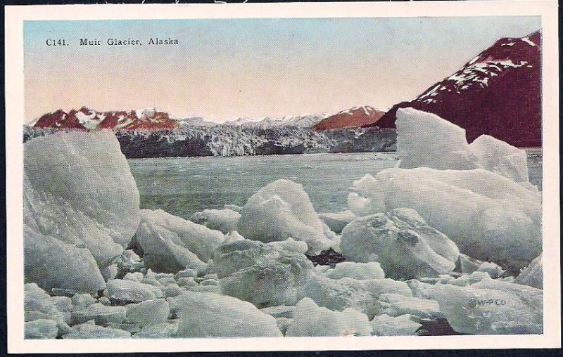 Muir Glacier Alaska unused c1920's