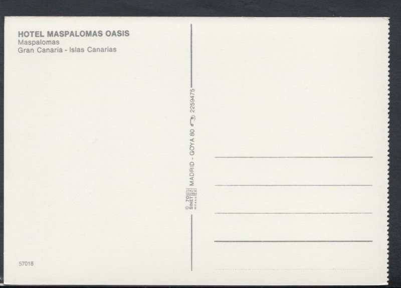 Sports Postcard - Golf - Hotel Maspalomas Oasis, Gran Canaria    T1973 