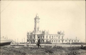 Vera Cruz Vercruz Mexico Lighthouse c1910 Unidentified Real Photo Postcard