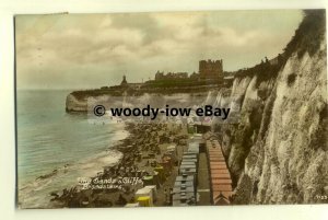 tp8155 - Kent - The Sands and Cliffs at Broadstairs back in 1922 - Postcard