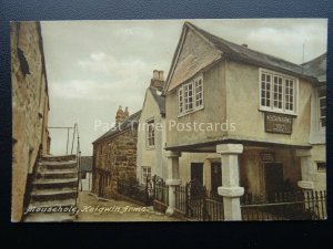 Cornwall MOUSEHOLE Keigwin Arms - Old Postcard by Frith 84250