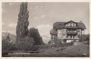 Hotel Maximillian Austria Vintage Real Photo Postcard