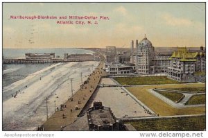 Marlborough Blenheim And Million Dollar Pier Atlantic City New Jersery 1915