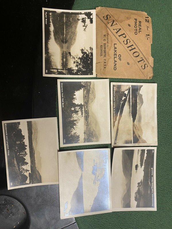 vintage postcard RP of Lakeland Snapshots UK X6 Pictures Original Package