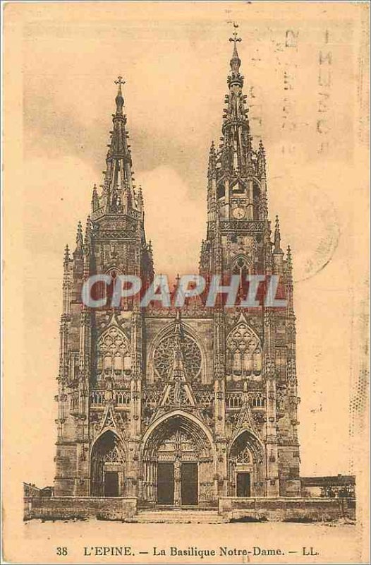 Old Postcard The Thorn The Basilica of Our Lady