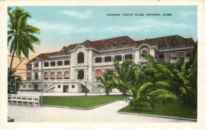 cuba, HAVANA, Yacht Club (1930s) Postcard