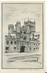 Cambridgeshire Postcard - St John's College - Ref TZ9276