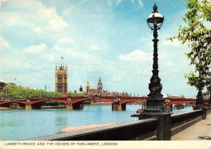 uk33988 lambeth bridge and  houses of parliament london uk