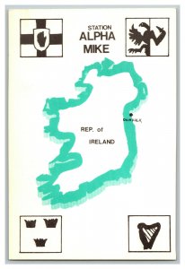 QSL Radio Card From Rep. Of Ireland Station Alpha Mike