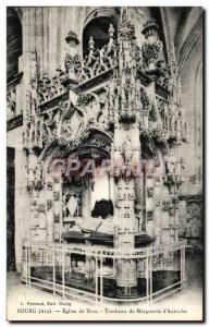 Old Postcard Bourg Brou Church Tomb of Marguerite d & # 39Autriche