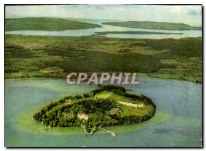 Old Postcard Insel Mainau im Bodensee Gesamtansicht der 45 ha Groben Blumenin...